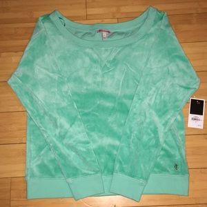 NWT JUICY COUTURE VELOUR SWEATSHIRT SIZE SMALL